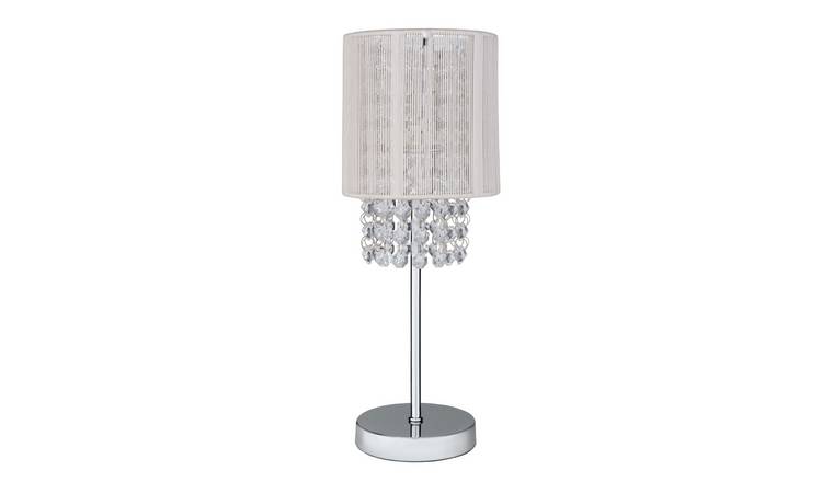 Buy Argos Home Siena Bedside Table Lamp Chrome Table