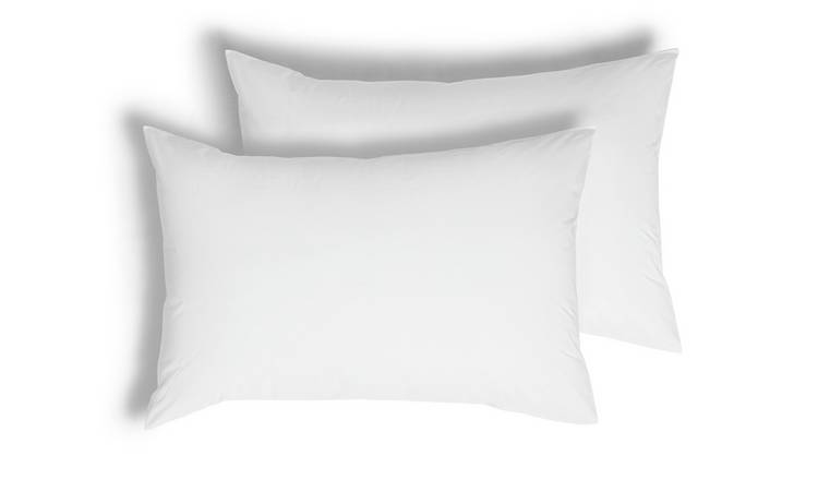 Buy Habitat Cotton Lyocell Standard Pillowcase Pair - White ...