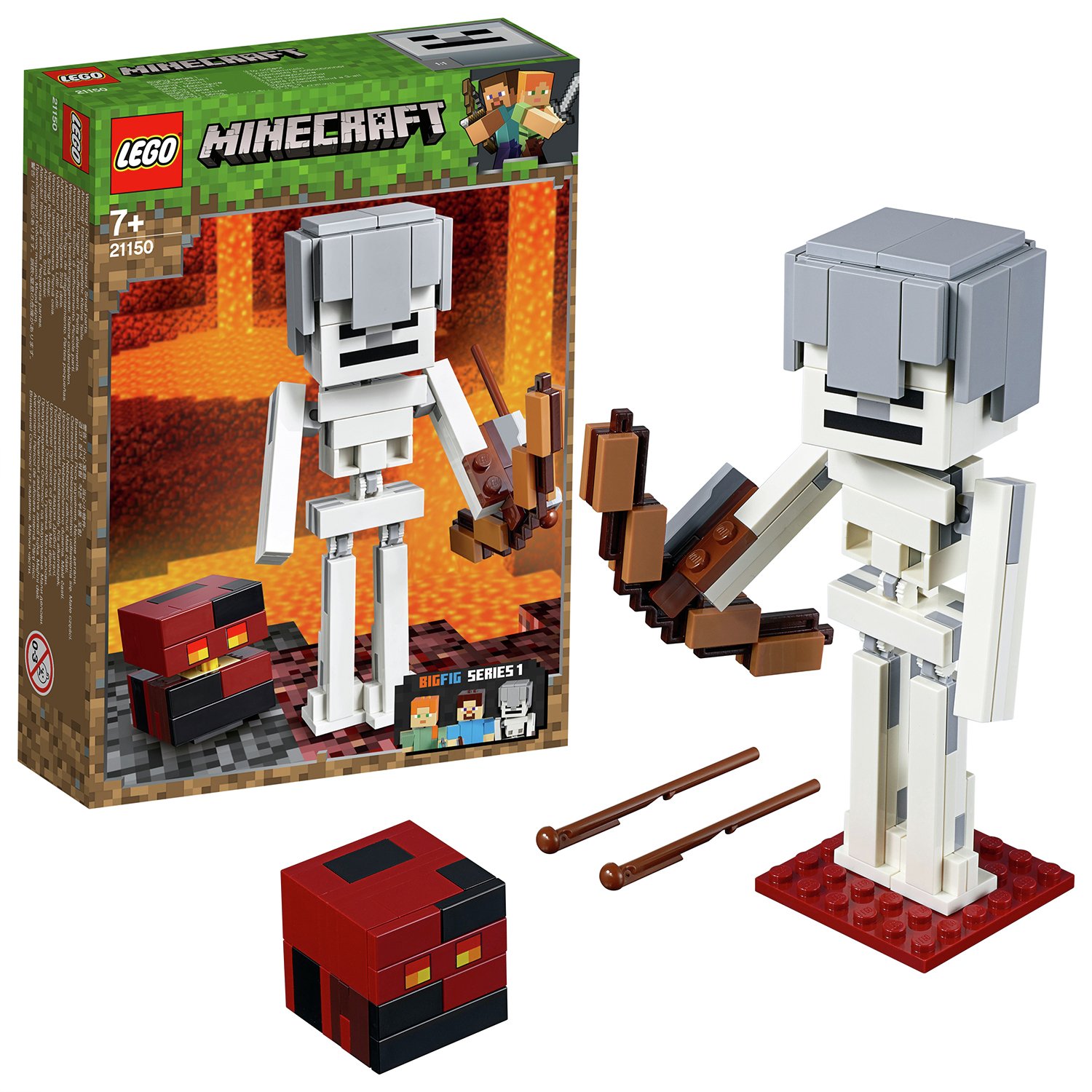 LEGO Minecraft Skeleton Figure Building Set - 21150