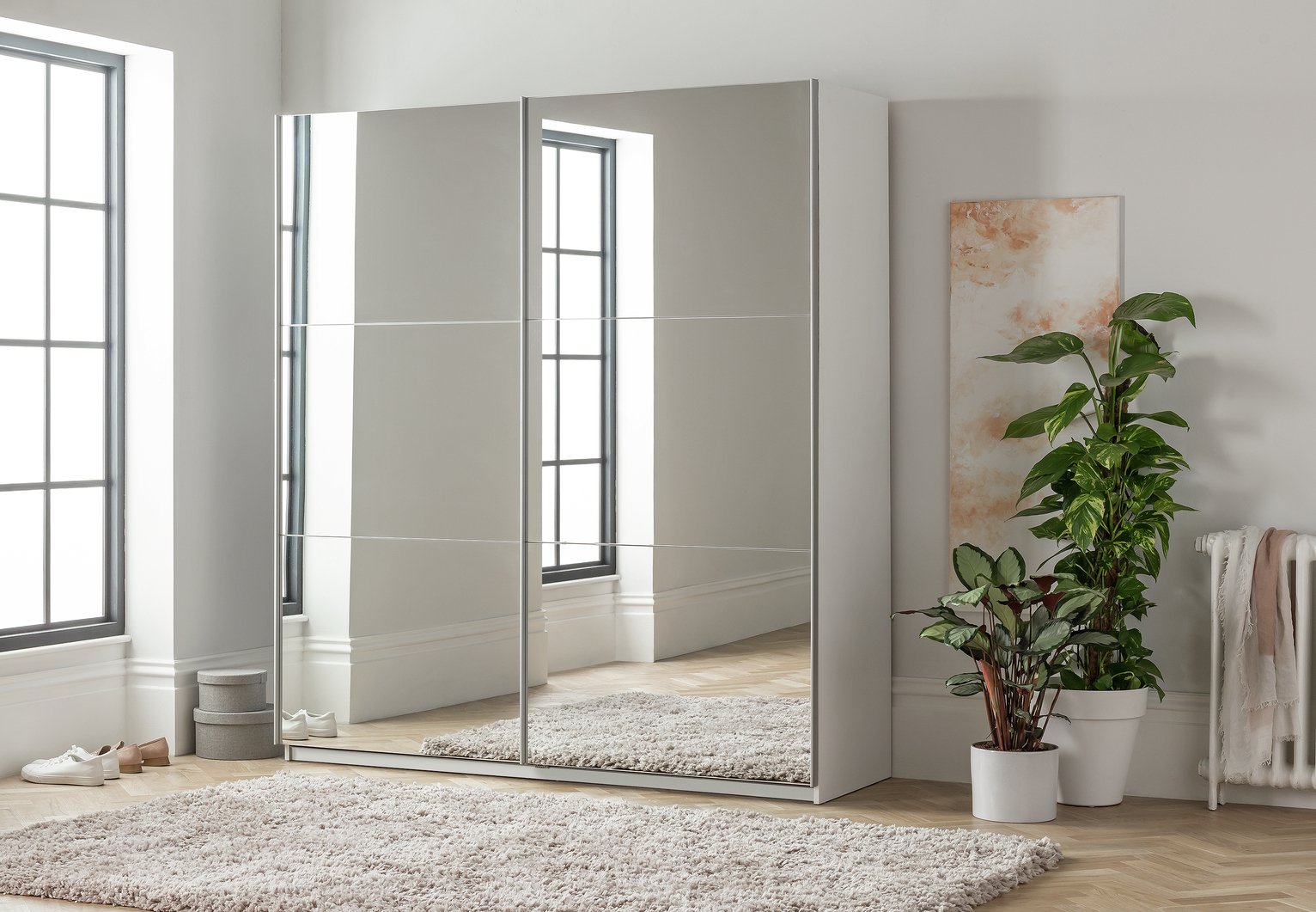 Argos Home Holsted Mirrored Large Sliding Wardrobe Review