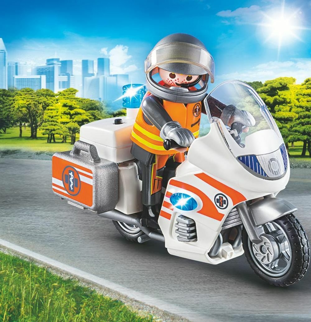 Playmobil 70051 City Life Emergency Bike Playset Review