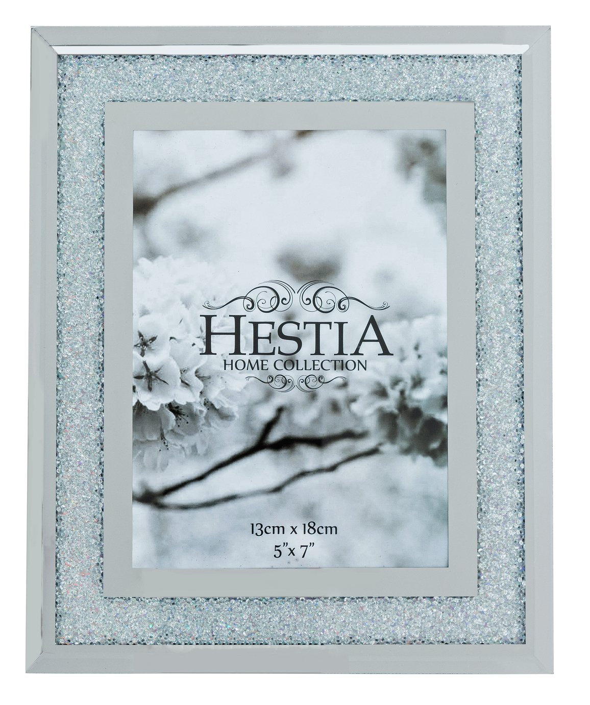 Argos Home Hestia Crystal Edge 5x7in Photo Frame