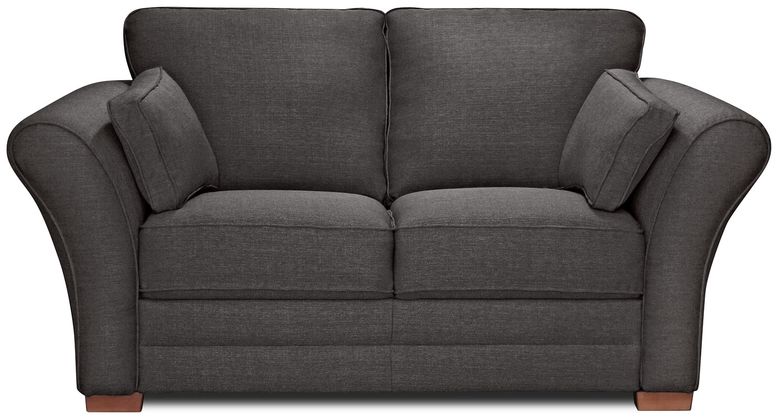 Argos Home Thornton 2 Seater Fabric Sofa - Charcoal