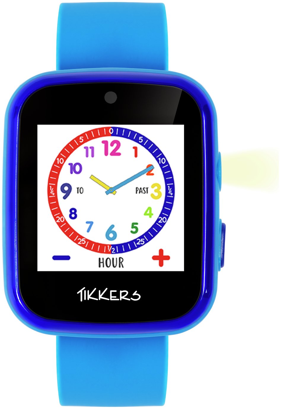 Tikkers Kid's Time Teacher Blue Silicone Strap Smart Watch