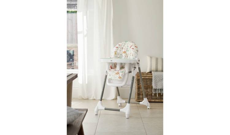 Mamas & Papas Animal Print Highchair with Removeable Tray - Multicolour