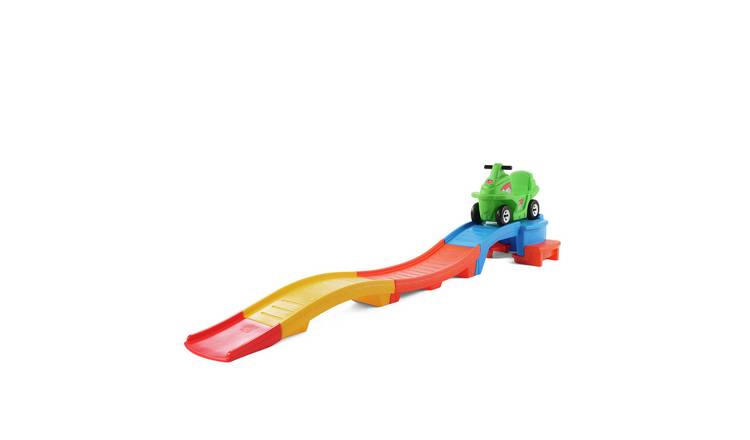 Step2 Racing Green Up Down Roll Coaster Ride on - Multicolour