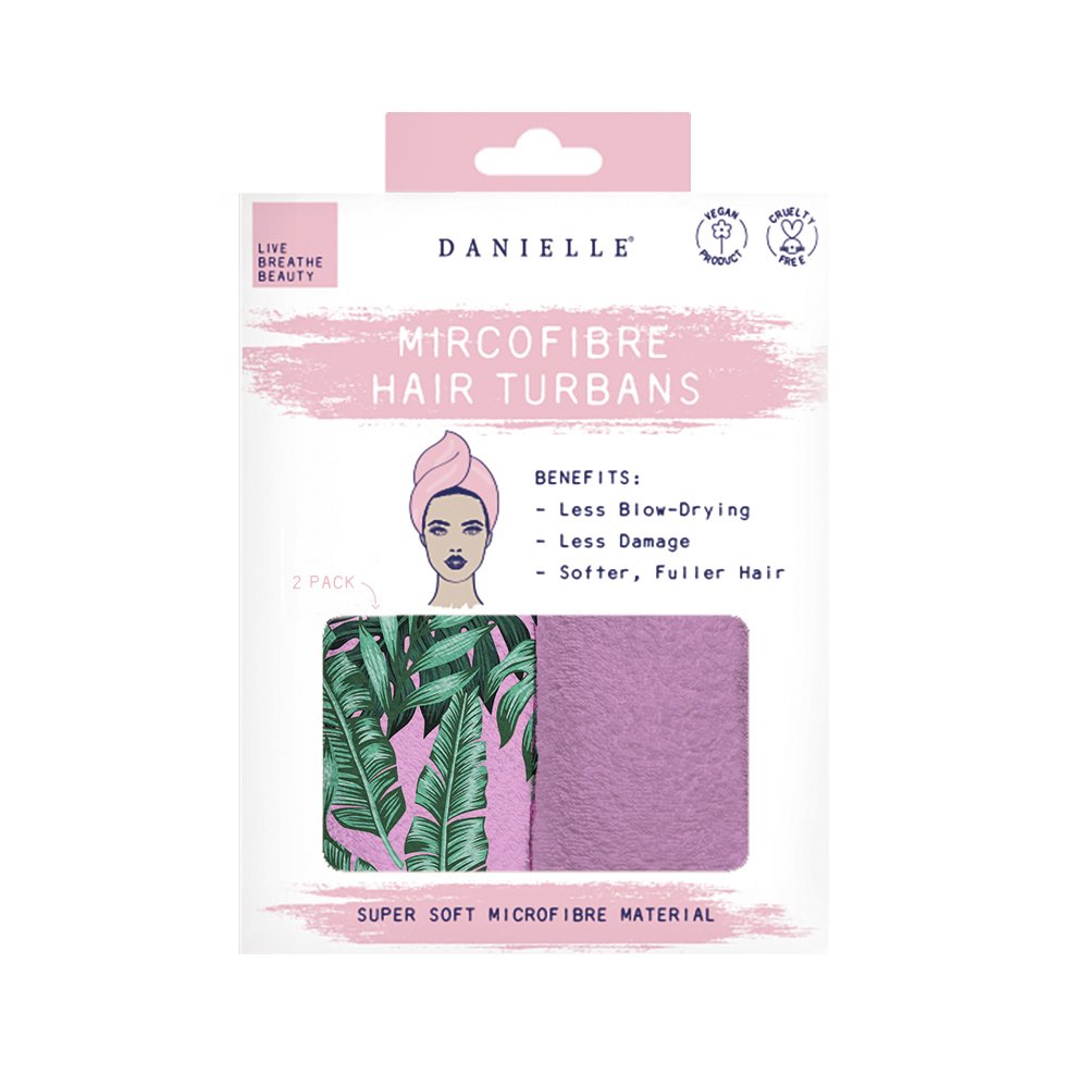 Danielle Creations Palm Print Hair Turban 2 Pack Review