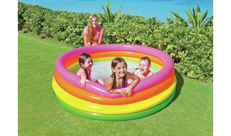 Intex 5.5ft Sunset Glow Medium Paddling Pool - 780L