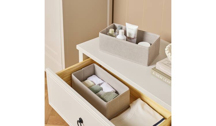 Argos Home Pack of 2 Drawer Organisers - Natural