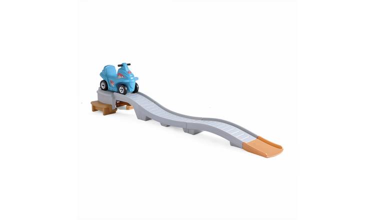 Step2 Up & Down Roller Coaster Platinum Edition Ride On - Blue and Grey