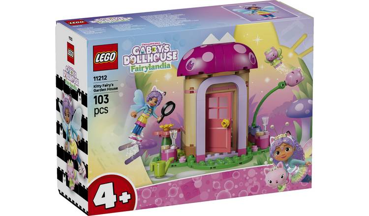 LEGO Gabby's Dollhouse Kitty Fairy's Garden House Toy 11212 PREORDER