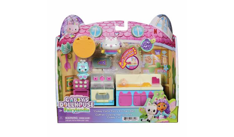 Gabbys Dollhouse Fairylandia Cakey Cat's Fairy Kitchen Set