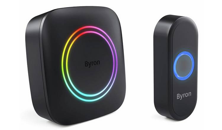 Byron DBY-23851BS 300m Portable Doorbell Set - Black