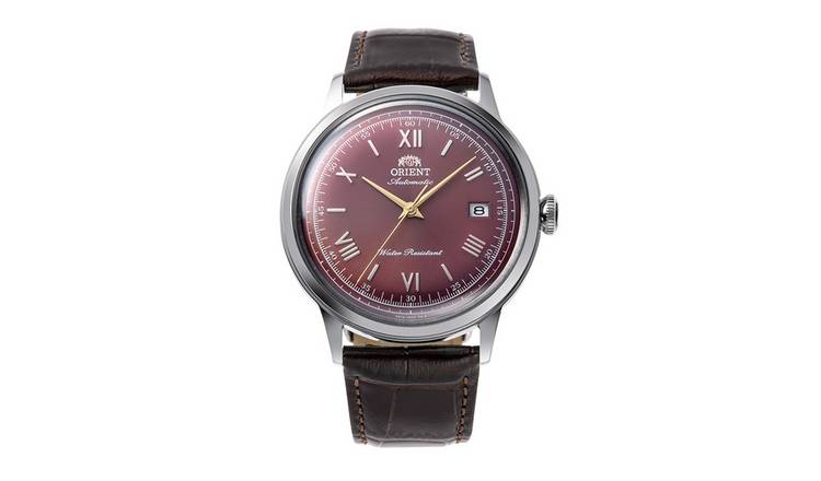 Orient Bambino Men's Brown Leather Strap Watch