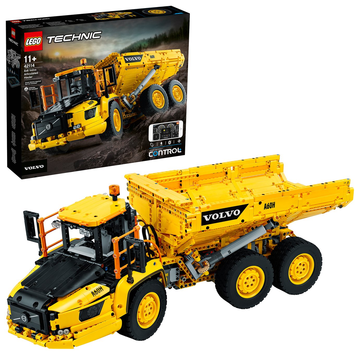LEGO Technic 6x6 Volvo Articulated Hauler RC Truck 42114 Review