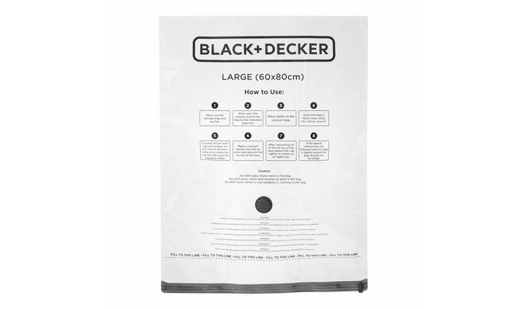 Black + Decker Large Vacuum Storage Bag - Pack of 1