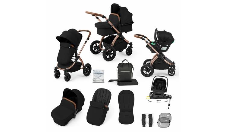 Ickle Bubba Stomp Luxe Nimbus Travel System - Bronze & Midnight Tan