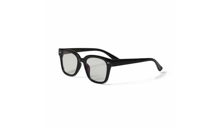 Freedom Black Oversized Blue Light Glasses