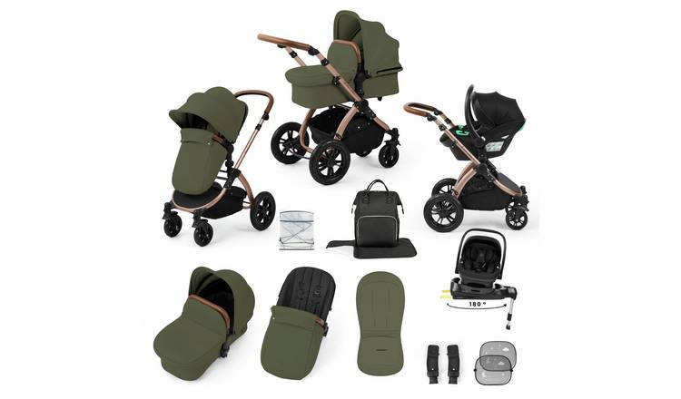 Ickle Bubba Stomp Luxe Nimbus Travel System - Bronze & Woodland Tan