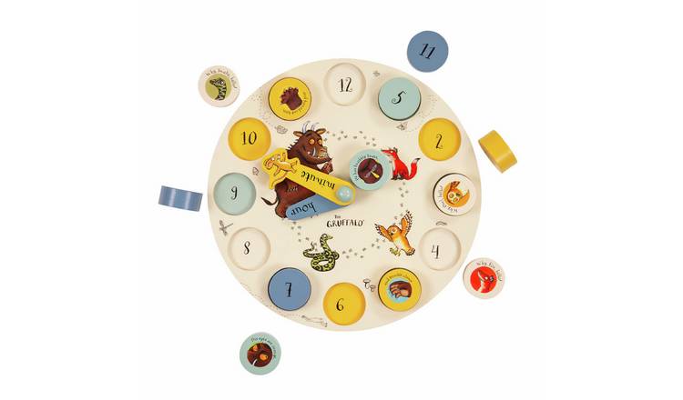 Gruffalo Wooden Counting Clock Toy