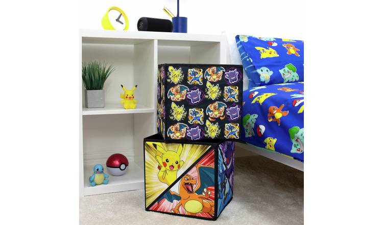 Pokemon Pack Of 2 Storage Boxes - Multicoloured