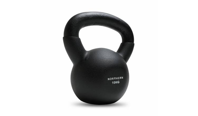 Northern 10kg Neoprene Cast Iron Kettlebell - Black