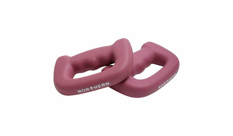 Northern D-Shaped Boxing Dumbbells Pink - 2 x 2kg