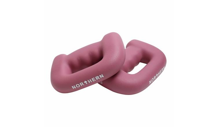 Northern D-Shaped Boxing Dumbbells Pink - 2 x 3kg