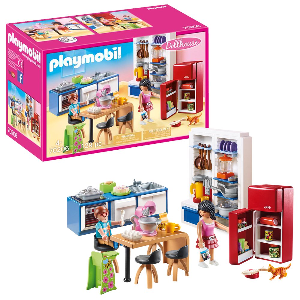 Playmobil 70206 Dollhouse Family Kitchen Playset Review