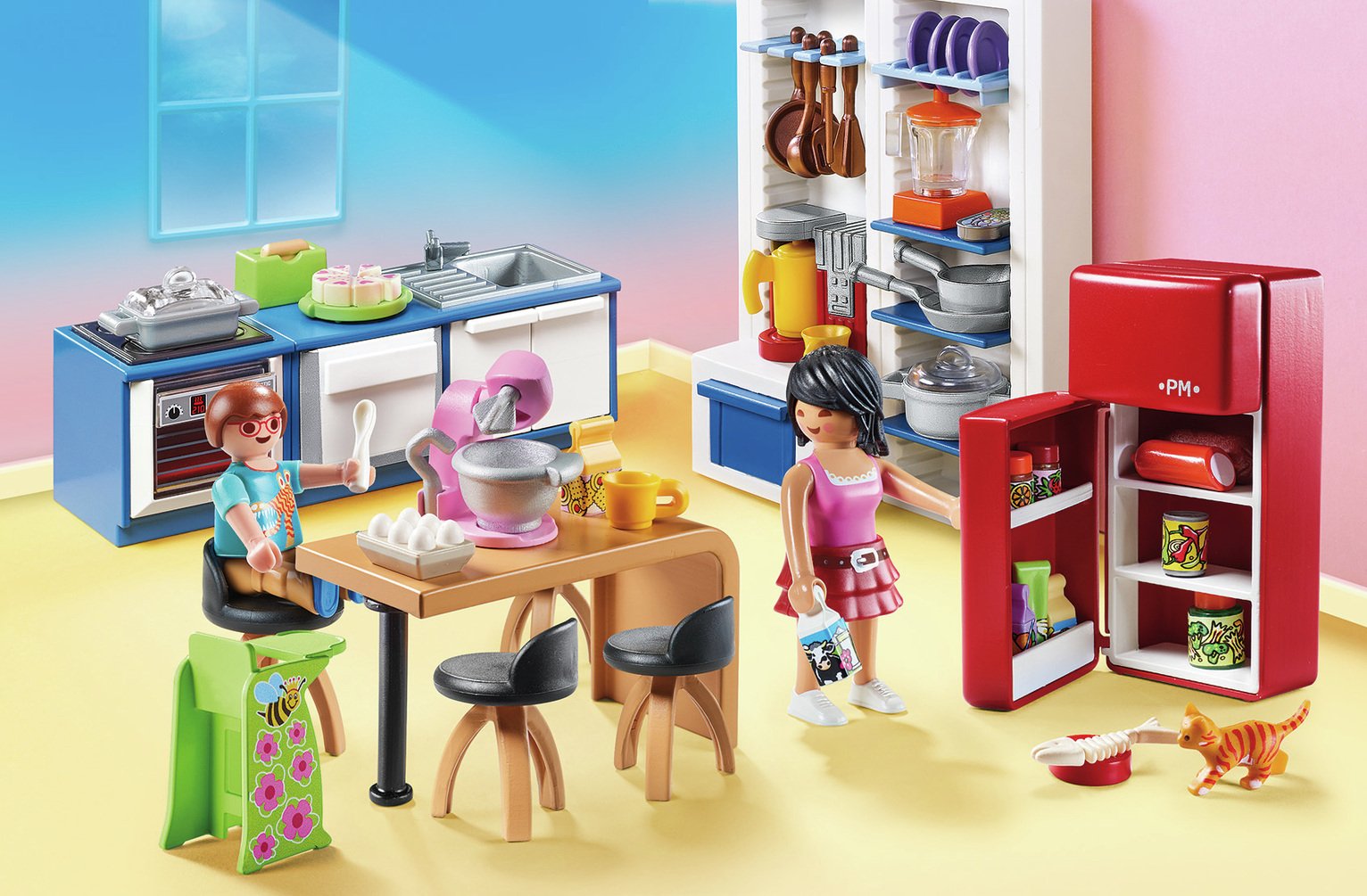 Playmobil 70206 Dollhouse Family Kitchen Playset Review