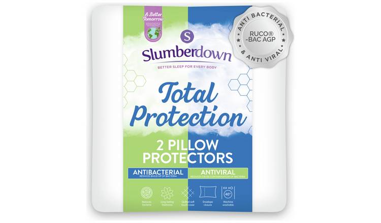 Slumberdown Total Protection Pillow Protector – 2 Pack