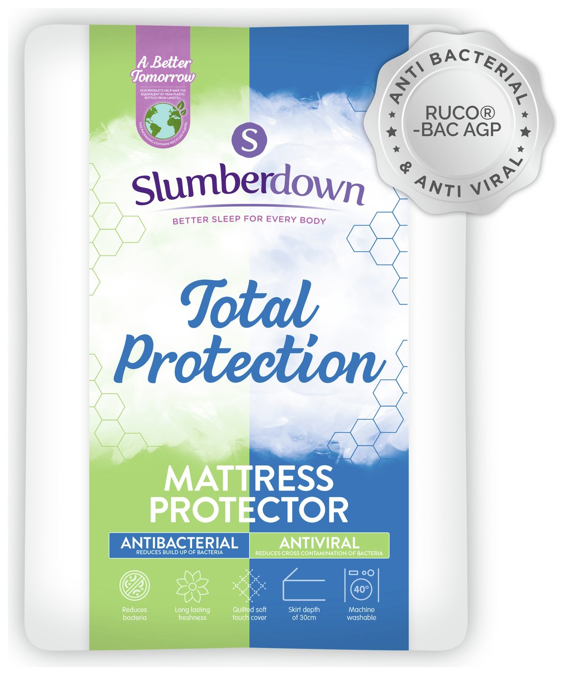 Slumberdown Total Protection Mattress Protector - Single