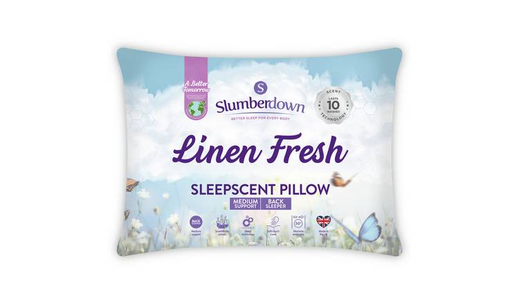 Slumberdown SleepScent – Medium Support Pillow – 1