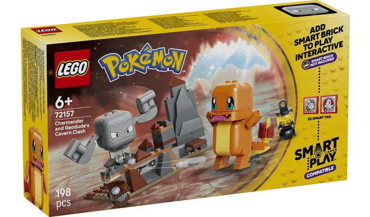 LEGO Pokémon SMART Play: Charmander and Geodude's Cavern Clash 72157 PREORDER
