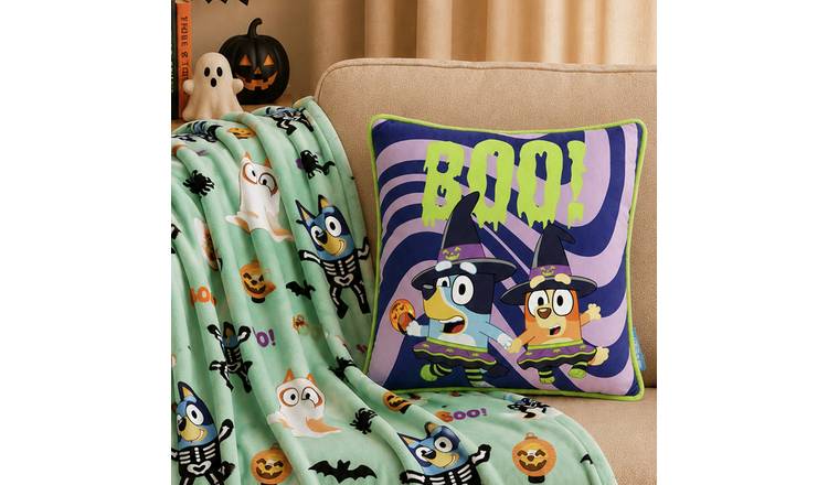 Bluey Halloween Cushion Purple - 35x35cm