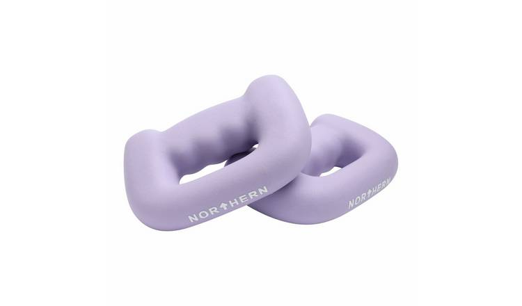 Northern D-Shaped Boxing Dumbbells Lavender - 2 x 3kg