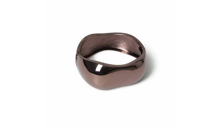 Freedom Bronze Tone Chunky Bangle