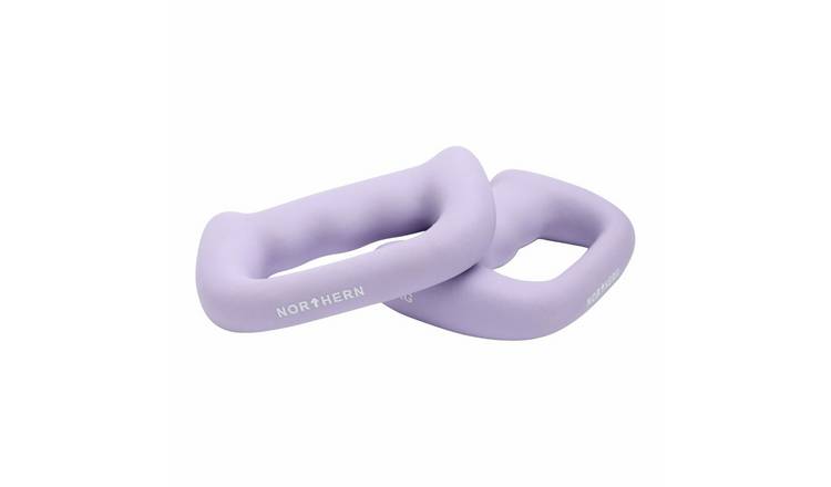 Northern D-Shaped Boxing Dumbbells Lavender - 2 x 0.5kg