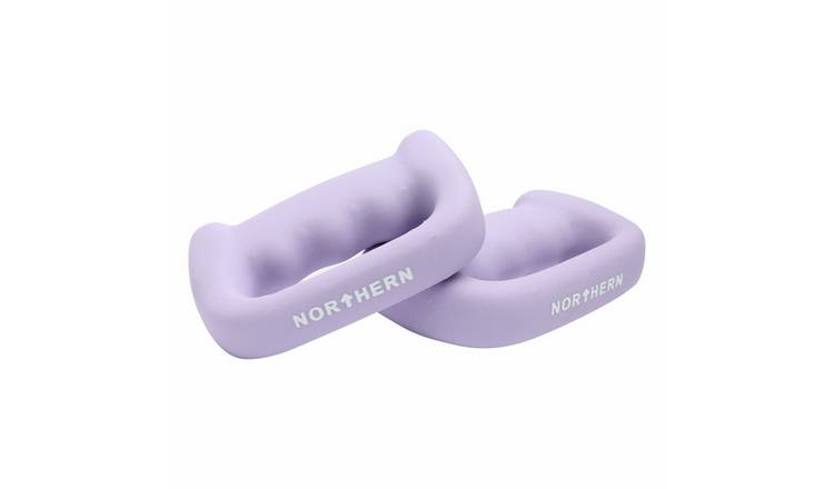 Northern D-Shaped Boxing Dumbbells Lavender - 2 x 1kg