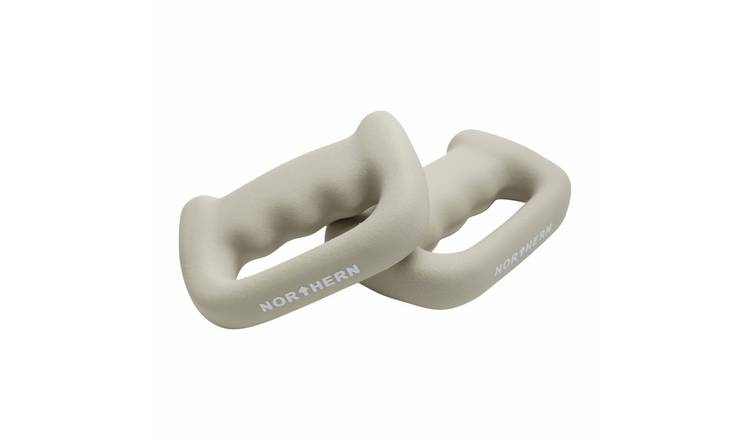 Northern D-Shaped Boxing Dumbbells Natural - 2 x 1kg