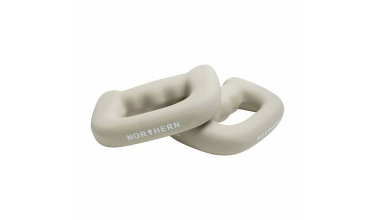 Northern D-Shaped Boxing Dumbbells Natural - 2 x 2kg