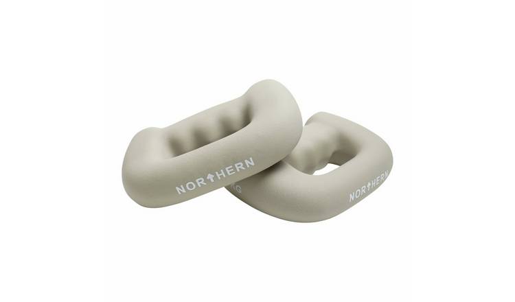 Northern D-Shaped Boxing Dumbbells Natural - 2 x 3kg