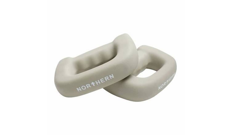 Northern D-Shaped Boxing Dumbbells Natural - 2 x 4kg