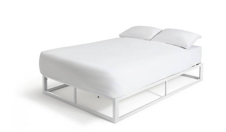 Habitat Platform Double Bed Frame - White