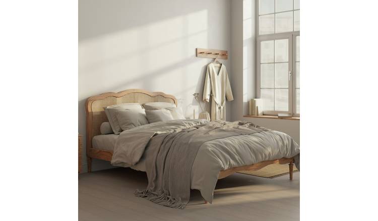 Time4Sleep Chloe Kngsize Pine Bed Frame - Oak