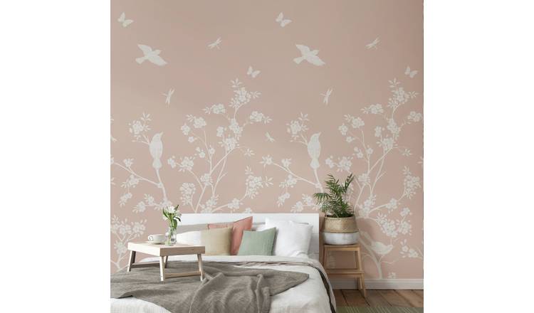 Origin Murals Blossom Trail Blush Wall Mural