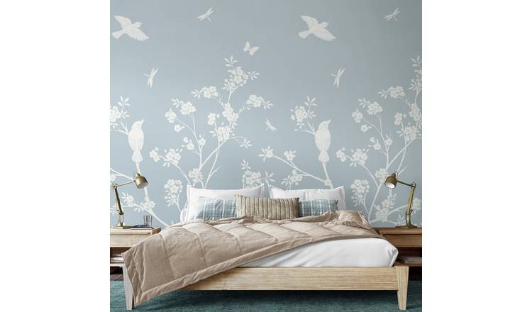 Origin Murals Blossom Trail Wedgewood Wall Mural