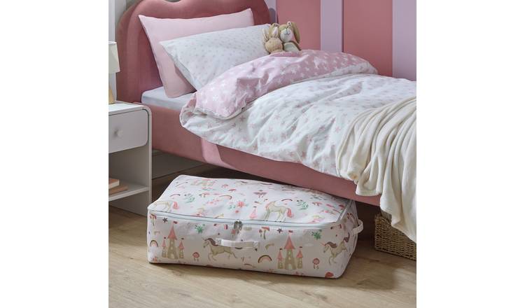Argos Home Kids Unicorn Underbed Storage Bag - Pink