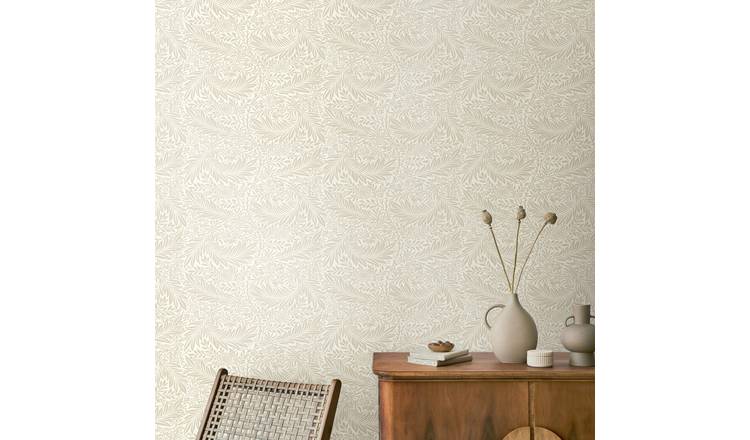 Hoopla Walls Elegance Leaf Vine Natural Wallpaper