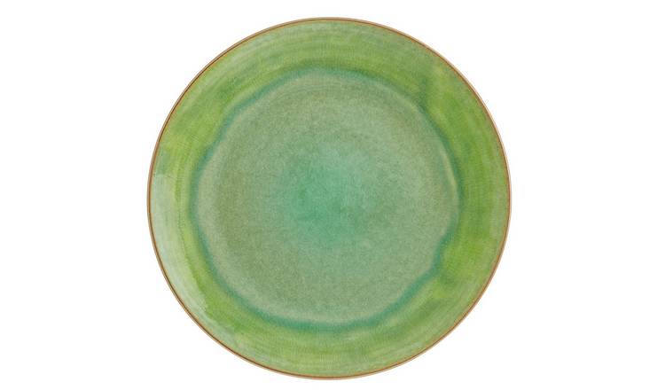 Habitat Sintra 4 Piece Stoneware Dinner Plates - Green